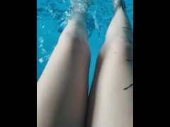Public pool worship.. here boy.