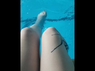 Public pool worship.. here boy.