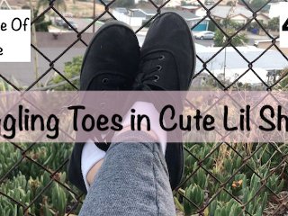 fence, relaxed, cute shoes, socks