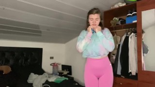 Girlfriend Pisses Her Pants For You In Desperate Need Of A Pee POV