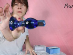 Toy Review - Classy Glass Anal Plug by Chyrstalino, Courtesy of Peepshow Toys!