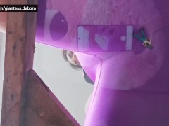 Debora shrinks, and do buutcrush underglass on her boyfriend's lover