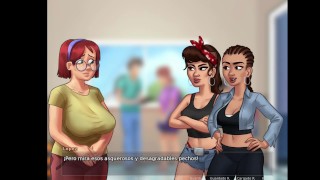 Summertimesaga-We Have A Little Adventure In The Bathroom -Part 4 In Spanish