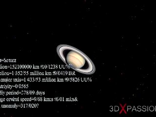 Hot alien sex in Saturn orbit. A sexy blonde loves her black cock