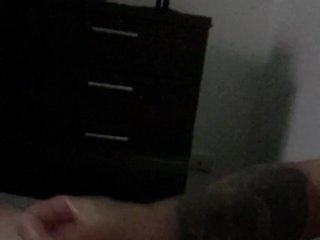 Pulling my dick 