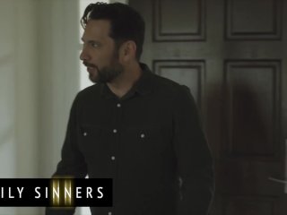 Family Sinners - Scarlit Scandal Gets Her Father In Law Tommy Pistol To Show Her His Tongue Skills screenshot number 0