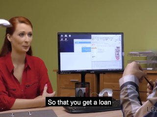LOAN4K Sensual business lady needs extra money from the local bank screenshot number 0
