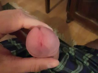 Wanking_a COCK THICK AS A LEG till_i CUM