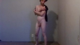 Trying Clothes; Playing, Dressing And Undressing - Black Compression Shirt pt 8