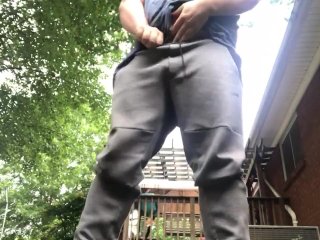 Chubby Bear Pees on Camera