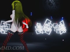 MMDR18 Misaki 01.00 - Nice Body - Black Stage 01 front Cam 1309