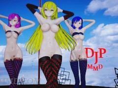 MMDR18 Misaki and Misaka - Sistar - Shake It - Black Stage 01 Fixed 1310