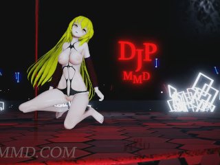 mmd, misaki, solo female, hentai