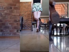 Foot shaking in shorts