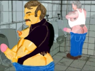 Cartoon Gaybear: Croisière Dans Les Toilettes Publiques (chapitre2 Partie3) « Joseph&Thomas »