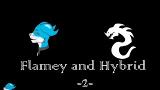 Dragon Híbrido e Flamedramon GAY 2
