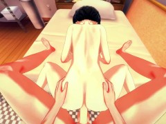 POV fucking Kanade Sakurada and cumming in her ass - Castle Town Dandelion Hentai.