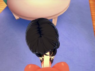 POV fucking Kanade Sakurada and cumming in her ass - Castle Town Dandelion Hentai.