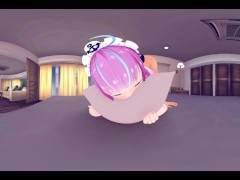 [VR 360 4K] Aqua Minato Hololive Licking the pussy