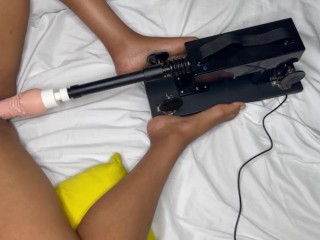 Black Girl_Gets Fuck by Her Fucking_Machine