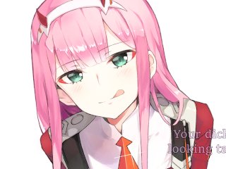 Getting closer with Zero Two - Darling in The Franxx Hentai JOI [Commission]
