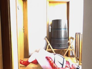 Widerlicher Superheld leert Fass, wichst sich und spritzt bei der Vorstellung ein Weib zu ficken...