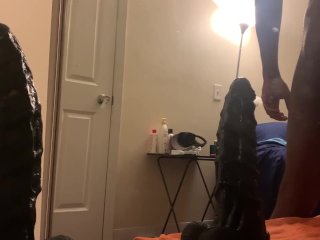 nice ass, black man toys, mr hankeys toys, anal stretching