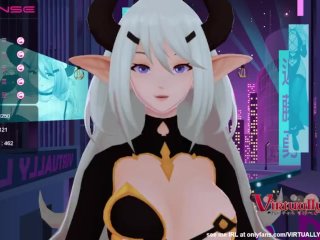 virtual girl, chaturbate, big tits, vtuber