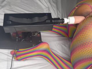 verified amateurs, rainbow, fishnet, female orgasm