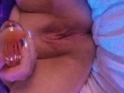 Preview 1 of Milf is too tight to put Jellyfish Egg in Pussy