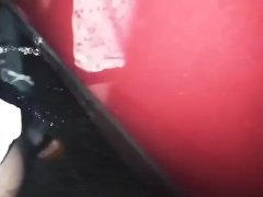 FTM Pull Over and Piss on Car Tire