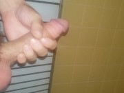 Preview 1 of Morning wood pee in shower