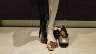 Stockings In Chocolate And Vanilla