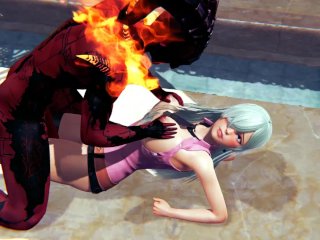 Nanatsu no_Taizai Demon missionary fuck Elizabeth Liones hentai