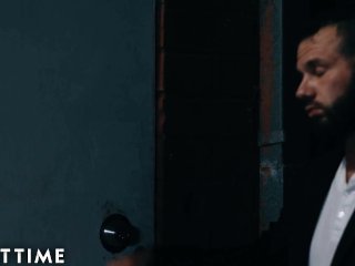 TRANSFIXED - Casey Kisses & Johnny Hill Rub Their Cocks Until They Cum Together screenshot number 0