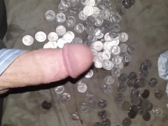 Rubbing my dick