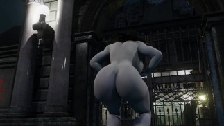 Resident Evil Lady Dimitrescu Twerk. Model by xzCrystal3D. Stage by Mokujinhornywood