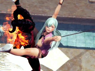 Princess Elizabeth_Liones and demon bondage BDSM_hentai