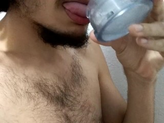 Loving the Taste of my own Cum