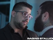 Preview 2 of Huge Body Builder Boss Settles Argument With Ass Pounding - RagingStallion