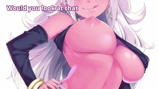 Hentai Anal JOI Android 21 Presents You With Her Futa Cock
