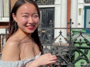 Preview 1 of Date YimingCuriosity 003 - Sunday Stayover Morning Coffee - Asian Chinese Girlfriend Petite POV teen