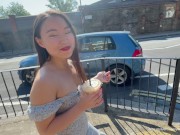 Preview 3 of Date YimingCuriosity 003 - Sunday Stayover Morning Coffee - Asian Chinese Girlfriend Petite POV teen