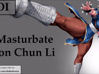Correte 2 veces con Chun Li. JOI_con Mamada y anal.