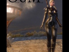 Black Latex Catsuit