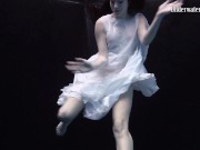 Preview 4 of Aqua girl Andrejka underwater stripping and swimming