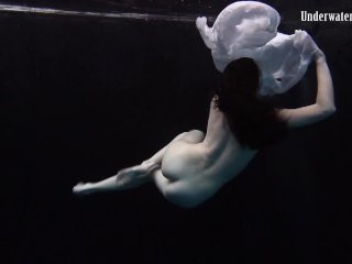 Aqua Girl Andrejka_Underwater Stripping and_Swimming