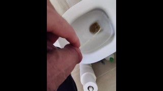 I pee in the toilet