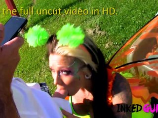 Inked Gurlz - Fairy Inked Babe_Banged Outside