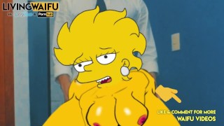 LISA SIMPSON PRESIDENT - 2D Cartoon Real hentai # 2 DOGGYSTYLE Gran Culo de ANIMACIÓN Booty Cosplay